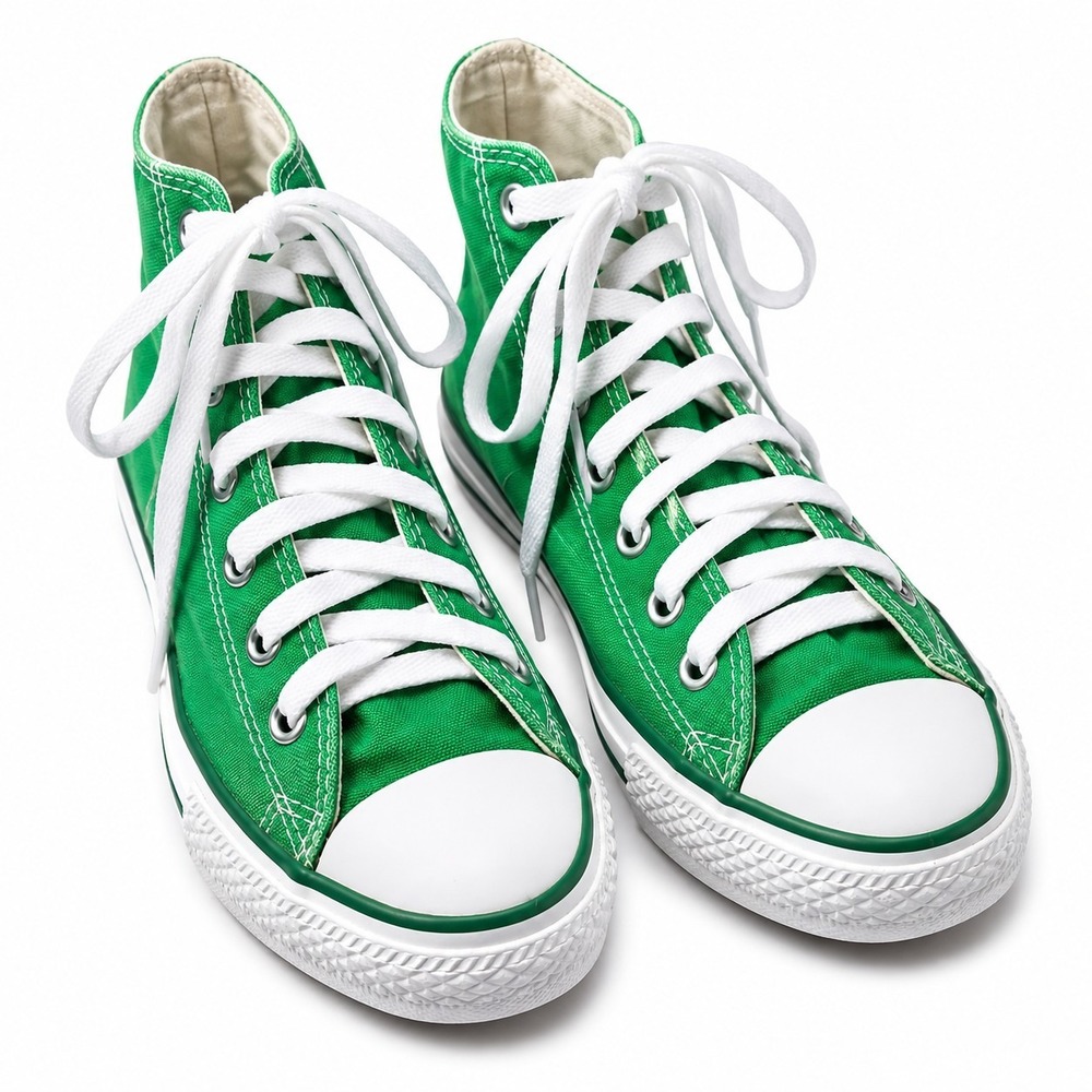 CONVERSE Chuck Taylor All Star High-Top Sneaker Womens/7.5 Mens/5.5 Green White